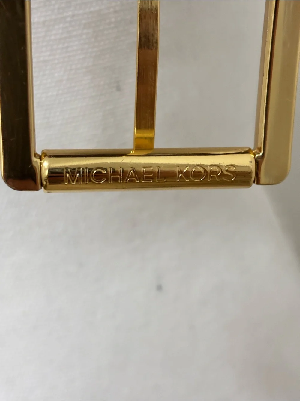 Michael Kors Women’s Brown Wide Belt  Rectangular Buckle  Size Small
